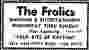 ad for The Frolics