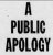 a Golliwog apology