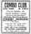 ad for the Combo Club