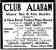 Club Alabam ad