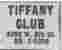 at the Tiffany Club