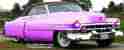 a lavender Cadillac