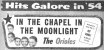 ad for In The Chapel In The Moonlight